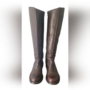 MIA Dark brown leather tall riding boots size 7.5